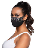 Leg Avenue Priya Rhinestone Face Mask