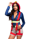 Leg Avenue 2-Piece Hot Zone Honey Firefighter Costume Set