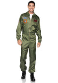 Leg Avenue Official Top Gun Zip Up Parachute Mens Flight Suit