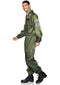 Leg Avenue Official Top Gun Zip Up Parachute Mens Flight Suit