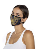 Legavenue Gold Foil Skull Face Mask